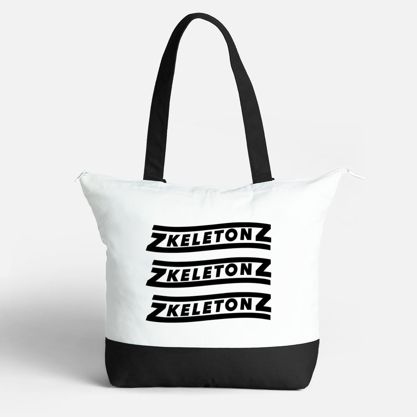 Zkeletonz logo Tote Bag For Life (two tone)
