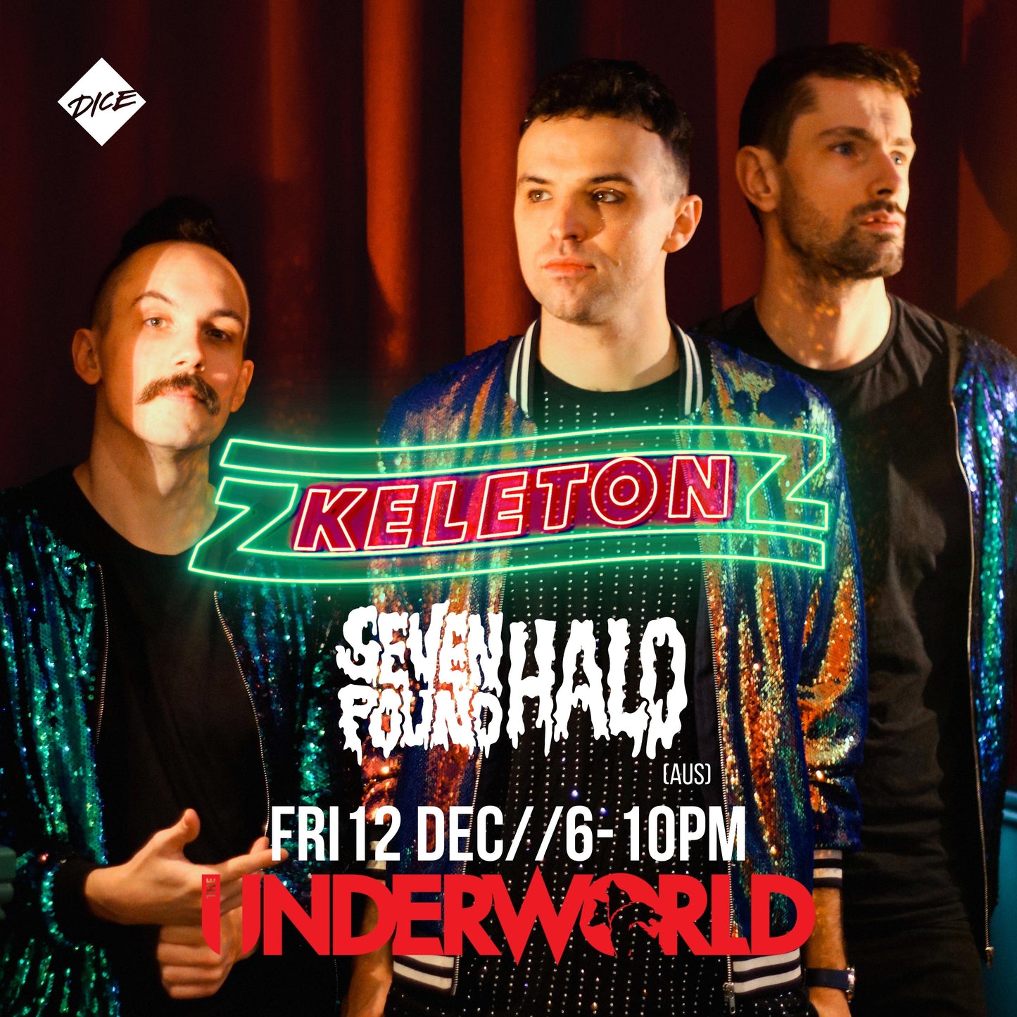 ZKELETONZ at Camden Underworld, Fri 12 Dec 2025