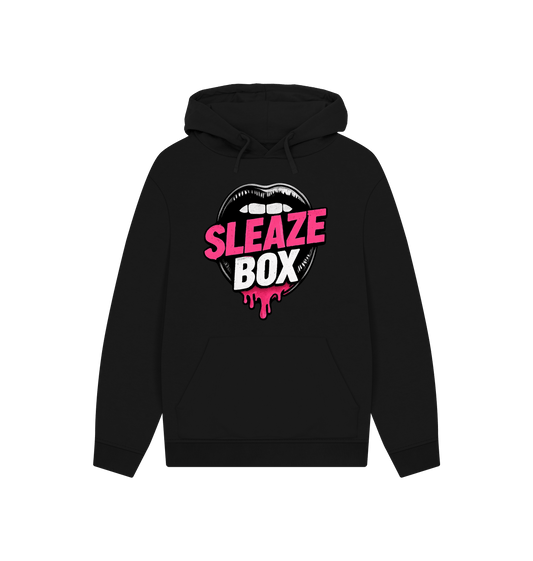 Black Printed Hoody Front