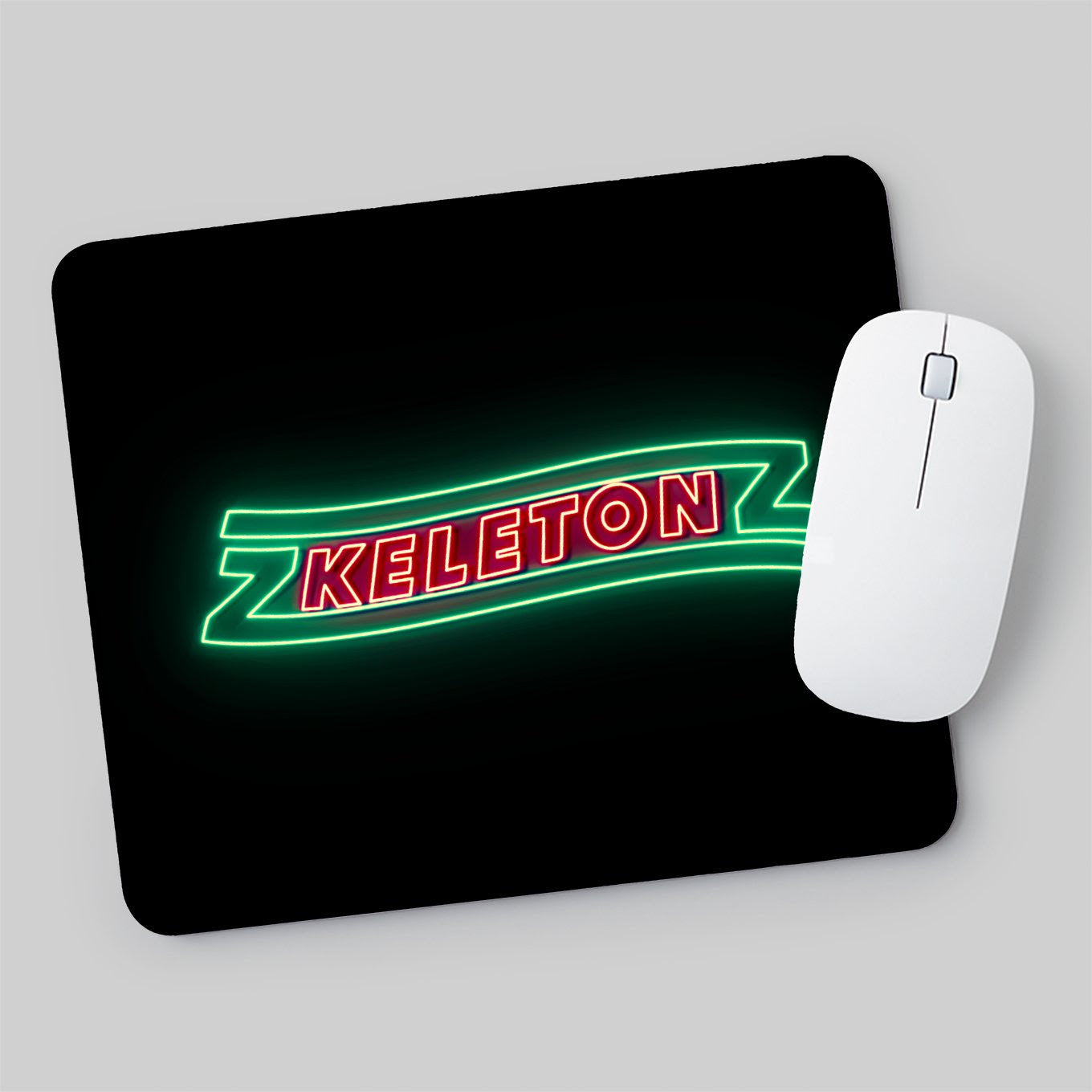 Zkeletonz logo Mouse Mat (black)