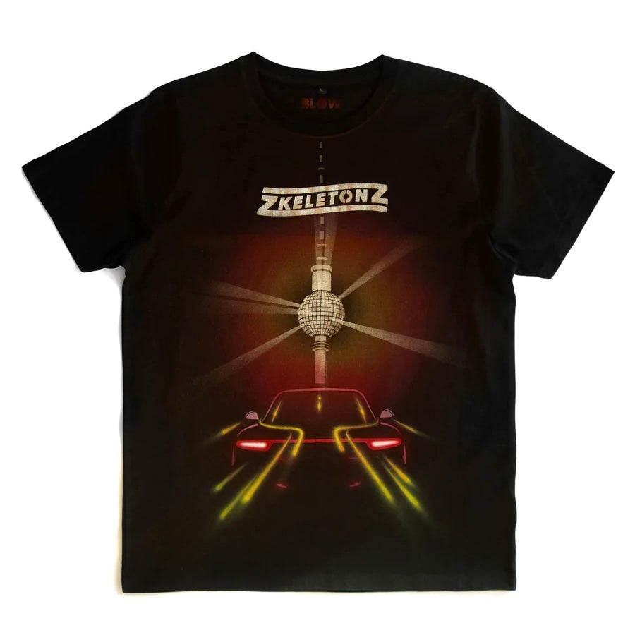 Porsche To Berlin FULL COLOUR/AIR-BRUSHED T-shirt